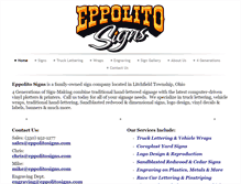 Tablet Screenshot of eppolitosigns.com